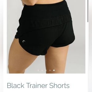 Zyia Black Trainer Shorts NWT XL